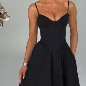 Mariella Midi black dress, Medium